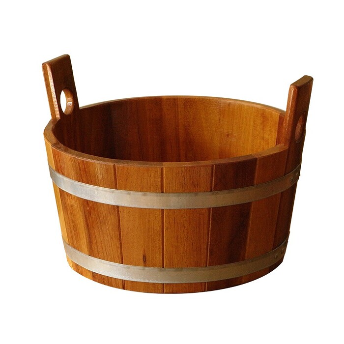 Деревянный таз Blumenberg 16 л из камбалы