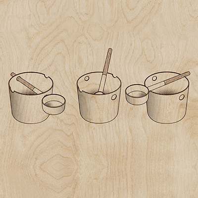 Бадья с ковшом KOLO