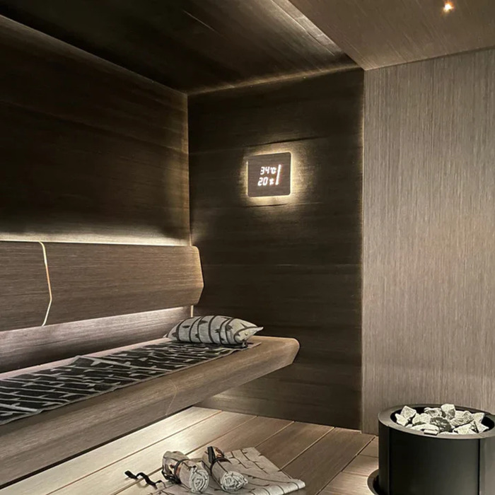 Термометр-гигрометр и таймер для сауны Cariitti Aspectu SQ