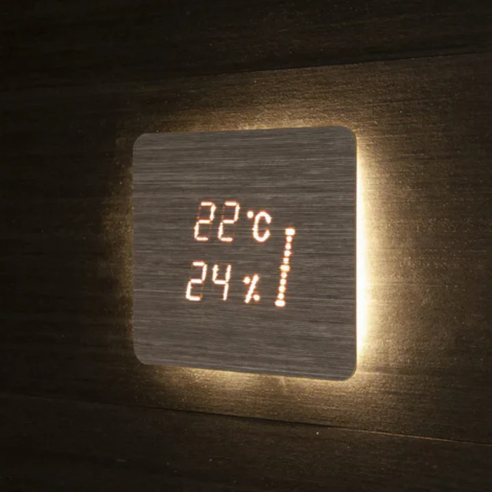 Термометр-гигрометр и таймер для сауны Cariitti Aspectu SQ